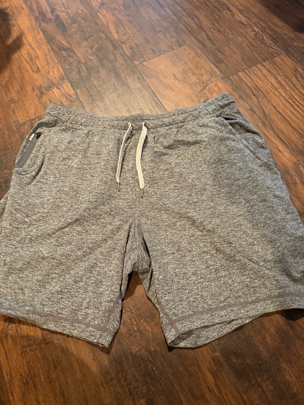 Vuori Heather Gray Athletic Lounge Shorts